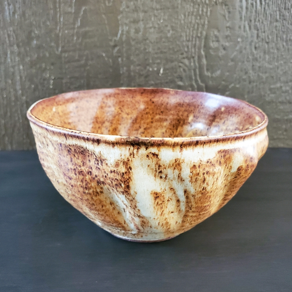 Vintage Signed Handmade Studio Art Pottery Ceramic Bowl